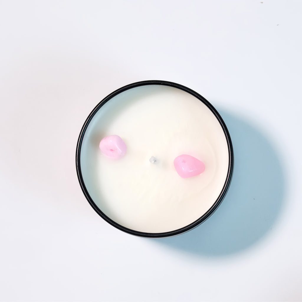 Vela Aromática de Cristal, Cera Premium de Soja com Lavanda e Outros Cheirosos Embutidos em Pétalas Decorativas – Presente Perfeito para Dia dos Namorados ou Mães (Amigas/Namoradas), Fragrância Duradoura Para Ambientes Internos, Idealpara Festas Ano Novo