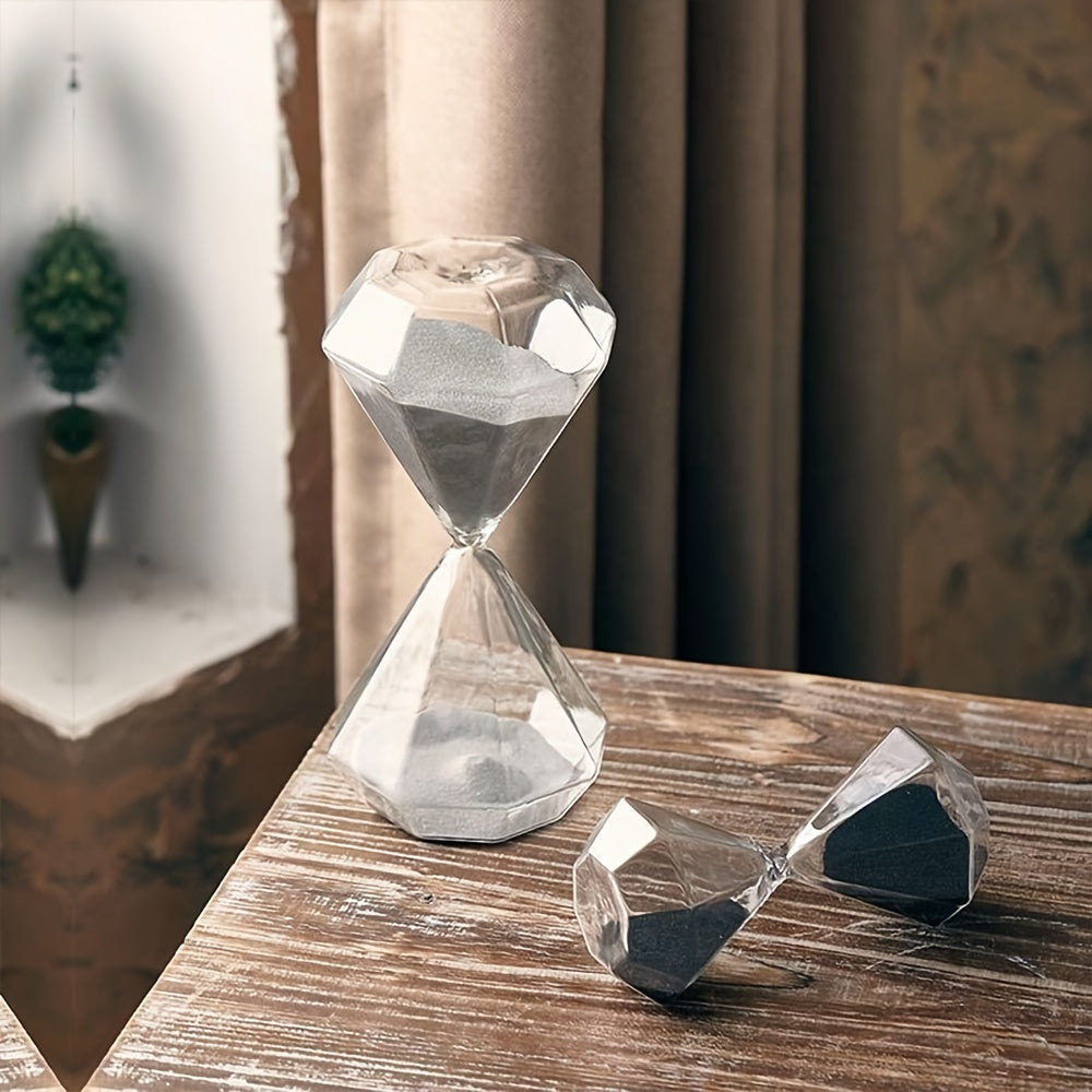 5-Minute Diamond Hourglass Timer Home Decor - Creative Gift for Friends and Family