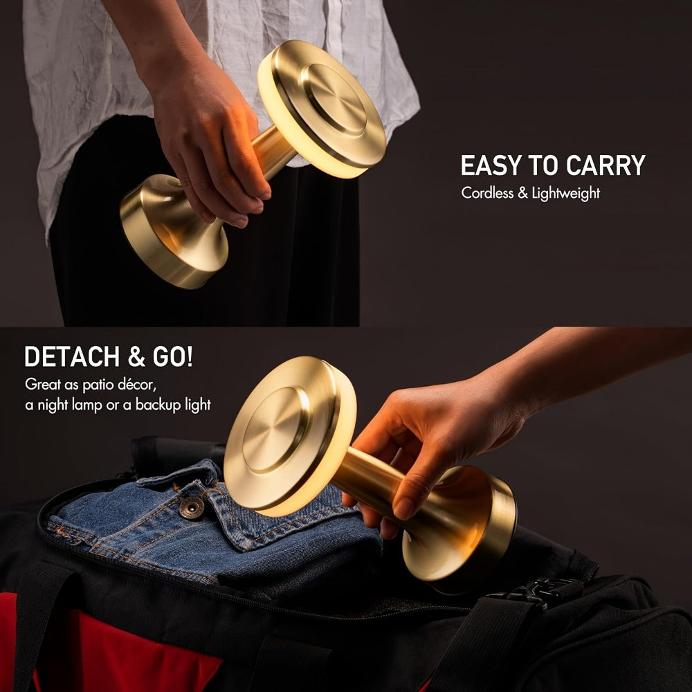 Luminária de Mesa Minimalista Touch Recarregável