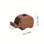 Difusor de Óleo Essencial Elefante de Madeira - Fragrância Portátil para Casa/Carro com Aroma Duradouro, Design Natural em Madeira para Decoração de Casa e Veículo, Fragrância para Carro, Ornamento Decorativo, Artesanato Elegante