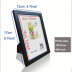 1 moldura de foto de madeira artesanalmente feita