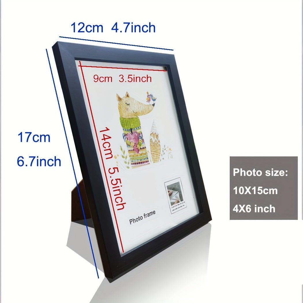 1 moldura de foto de madeira artesanalmente feita