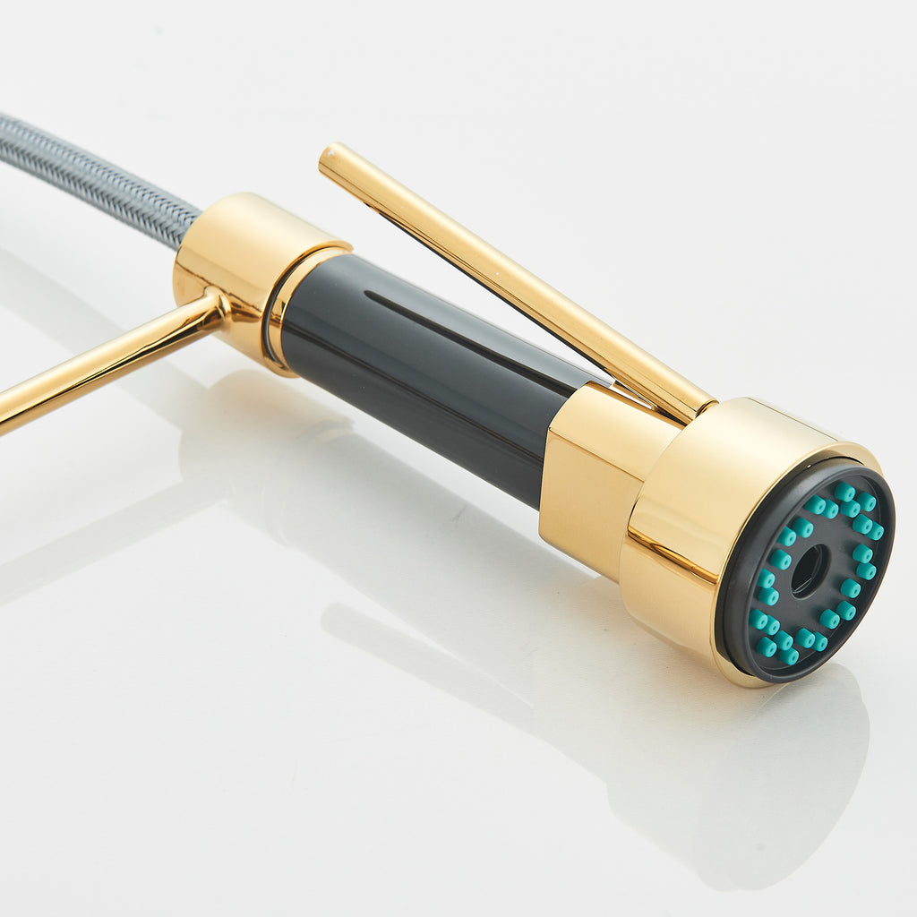 Torneira Gourmet de Parede em Aço Inox com Bica Dupla