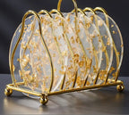 Conjunto de 8 Luxuosos Bases para Copos em Acrílico com Design de Folha Dourada - Protetores de Mesa Redondos Resistentes ao Calor, Bases para Copos Transparentes Elegantes Adequadas para Chá/Café, Decoração Elegante para Casa e Escritório