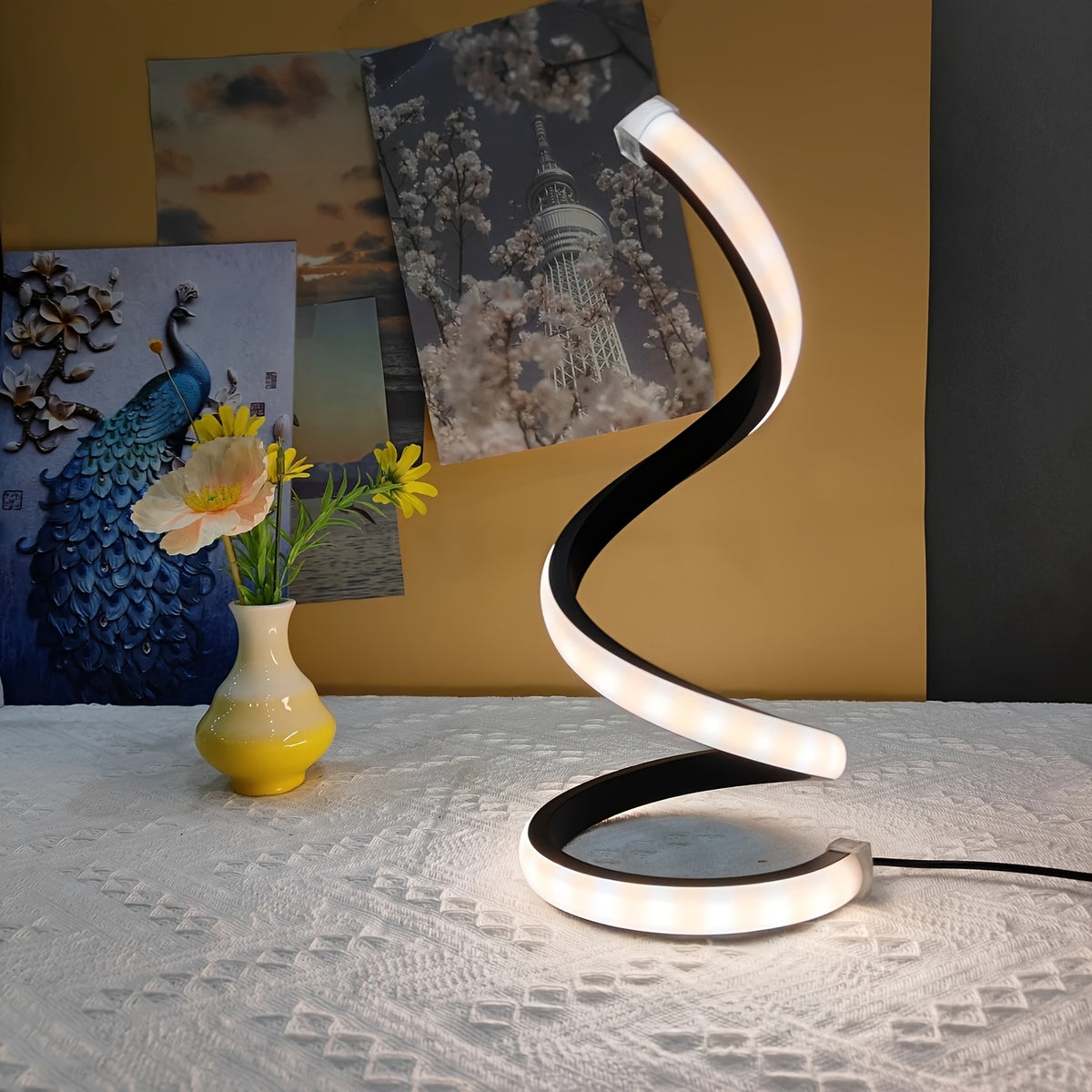 Conjunto de 1/2 peças Lâmpada de Mesa Clássica Retro Criativa - Lâmpada de Mesa LED, Lâmpada Noturna de Luz Ajustável, Lâmpada de Cabeceira, Lâmpada Decorativa de Entrada, Adequada para Decoração de Quarto, Sala de Estudo, Lâmpada de Leitura, Lâmpada de Mesa Pequena LED Criativa Estilo Europeu e