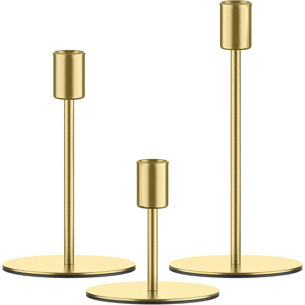 3 Peças Suportes para Velas Cônicas Castiçais Decoração de Casamento e Natal Adequados para Centro de Mesa Decorações de Feriado e Casamento