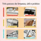 Complete 5-Piece Cleaning Kit: Broom + Mop + Dustpan + Bucket and Mop Set - S7