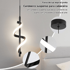 Luminária De Teto Pendente Led Moderna Lustre para Corredor Sala Quarto Moderna