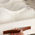 2 unidades Caixa de Arrumação Debaixo da Cama com Divisórias, Organizador de Gaveta Multifuncional para Roupa e Roupa Interior de Quarto, Recipiente Decorativo para Roupeiro para Uso Doméstico em Dormitórios