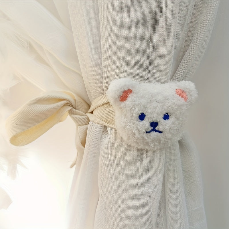 Correias de Fixação de Cortina Tridimensionais Estilo Nórdico | Poliéster, Estilo Boho, Multi Final, Decorações de Laços de Cortina, Correias de Fixação de Flores, Pequenos Artigos Suspensos, Cordas de Fixação de Cortina Estilo Cute - INS NORDIC HOME