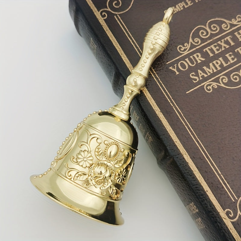 Sinos esculpidos à mão, sinos de cobre coloridos retrô, sinos de serviço, sinos de metal, sinos para idosos, sinos de casamento, sinos de serviço, sinos de Natal, Eid Al-Adha Mubarak