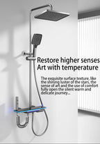 Chuveiro Luxo com Luzes e Display Digital