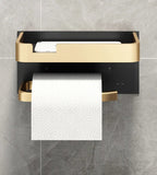 Suporte de Papel Higiênico com Prateleira
