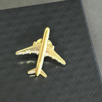 Broche Avião Vintage em Metal