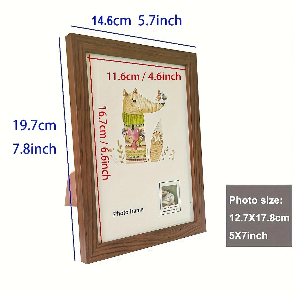 1 moldura de foto de madeira artesanalmente feita