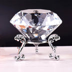 1pc Bola de Cristal Transparente com Moldura Dourada - Esfera Adequada para Decoração de Escritório em Casa, Adereço de Fotografia, Presente de Aniversário de Casamento e Dia dos Namorados, Centro de Mesa Elegante