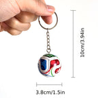 Gift for Her/Him 2pcs 'Keyring Packs' 2026 FIFAWorld Cup Keychain Pendant, World Cup Football, FIFA World Cup Trophy Keychain, Fan Merchandise, Exclusive Fan Cheering Decoration, World Cup Small Hanging Charms, Fan Event Small Gifts