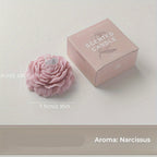 1 Vela Aromática de Flor de Peônia para Decoração Interna - Presente Perfeito para Festas, Casamentos, Aniversários e Datas Especiais (Disponível em Amarelo Limão) - Ideal para Inverno, Ano Novo, Natal e Halloween