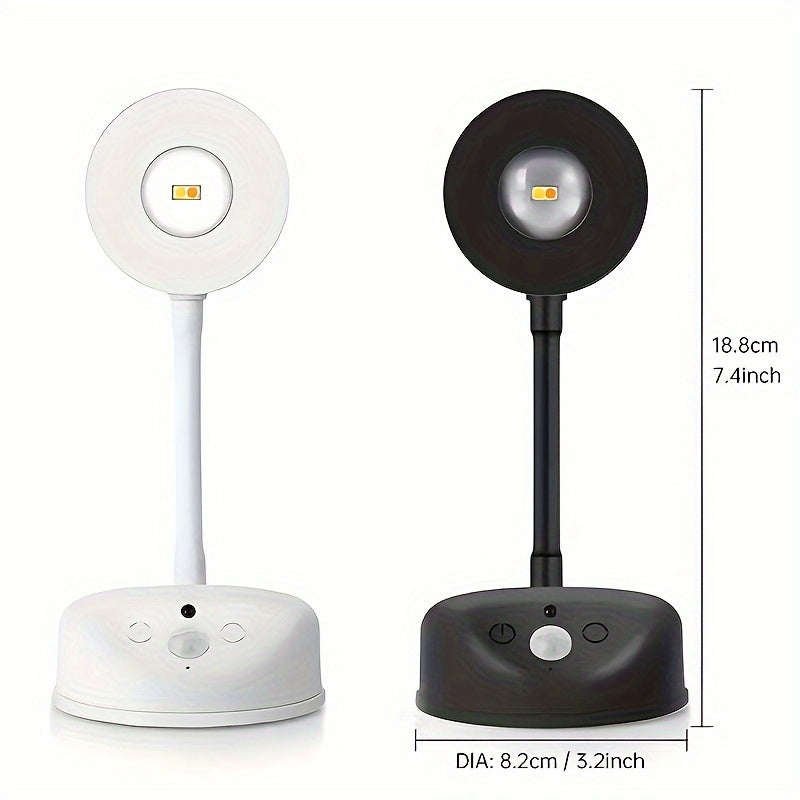 Luz de Parede LED com Sensor de Movimento, Recarregável por USB, Inclui Controlo Remoto, Brilho Ajustável, Três Temperaturas de Cor e Função de Temporizador. Adequada para Galerias, Escadas, Corredores, Salas de Estar e Vitrines.