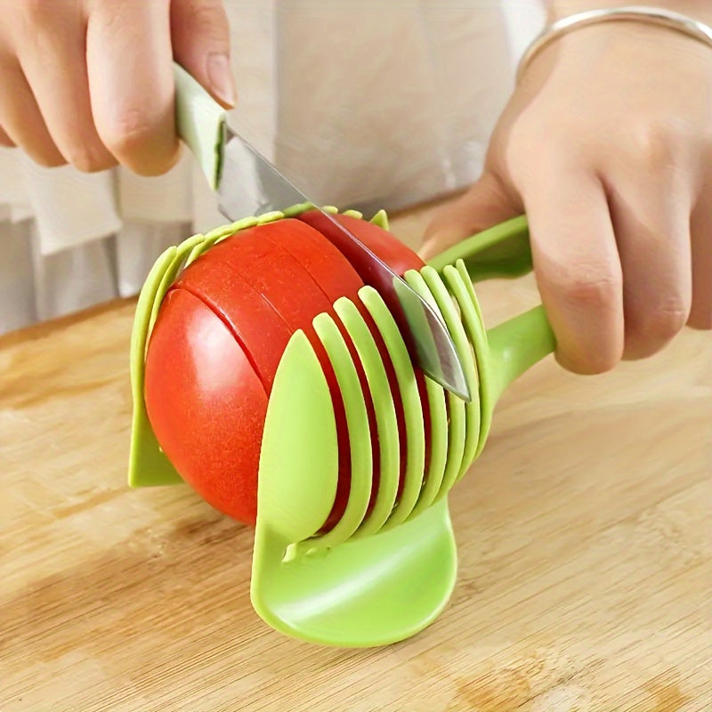 1 Peça Ferramenta Multifuncional para Cortar Legumes e Ovos - Utensílios de Cozinha Fáceis de Usar para Cortar Ovos, Batatas, Tomates, Limões, Maçãs, Utensílios de Cozinha Portáteis para Uso ao Ar Livre, Acessórios Essenciais para Cozinha