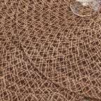 4 Peças de Descanso de Copos Redondo Antiderrapante Nórdico, Jogo Americano, Acessórios de Cozinha, Descanso de Mesa para Jantar, Design Trançado Boho para Mesa de Jantar & Festa de Natal, Guardanapo para Restaurante, Festa, Hotel, Casa de Campo, Decoração de Mesa para Reunião Familiar