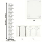 Organizador de Chapéus de Beisebol Montado na Parede com Múltiplas Camadas, Dez Compartimentos, Design Economizador de Espaço, Mantém Seu Quarto Organizado e Arrumado