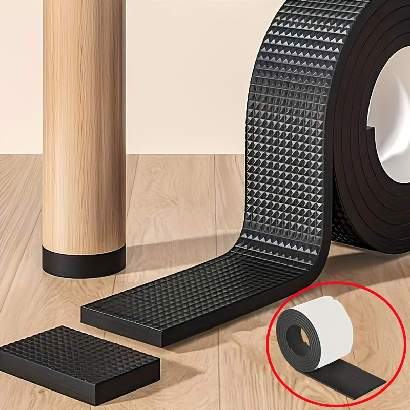 1 Roll 100.0 cm Home Silent Floor Mat - Floor Silent Tape, Suitable for Home and Office, Furniture Foot Mat, Compatible with Shoe Sole Repair Tape