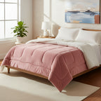 Sherpa Comforter and Duvet Set, Queen Size, Thick, Assorted Colors