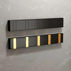 1 stylish door shelf, aluminum door back coat rack, no drilling, fashion style, clothing storage box, entrance door hanger, wall hanging cloth hooks, Mother's Day gift, for storing coats, hats, bags, clothes, towels, no drilling, kitchen decor, Utility Hooks