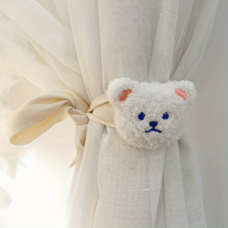 Correias de Fixação de Cortina Tridimensionais Estilo Nórdico | Poliéster, Estilo Boho, Multi Final, Decorações de Laços de Cortina, Correias de Fixação de Flores, Pequenos Artigos Suspensos, Cordas de Fixação de Cortina Estilo Cute - INS NORDIC HOME