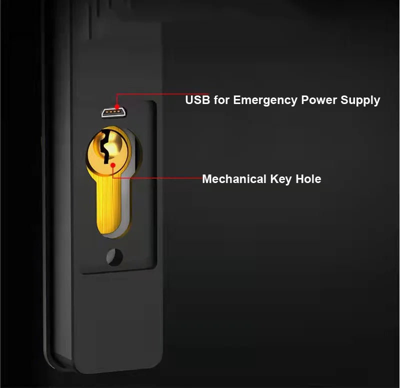 Fechadura Biométrica TTLock para Portas de Vidro