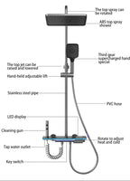 Chuveiro Luxo com Luzes e Display Digital