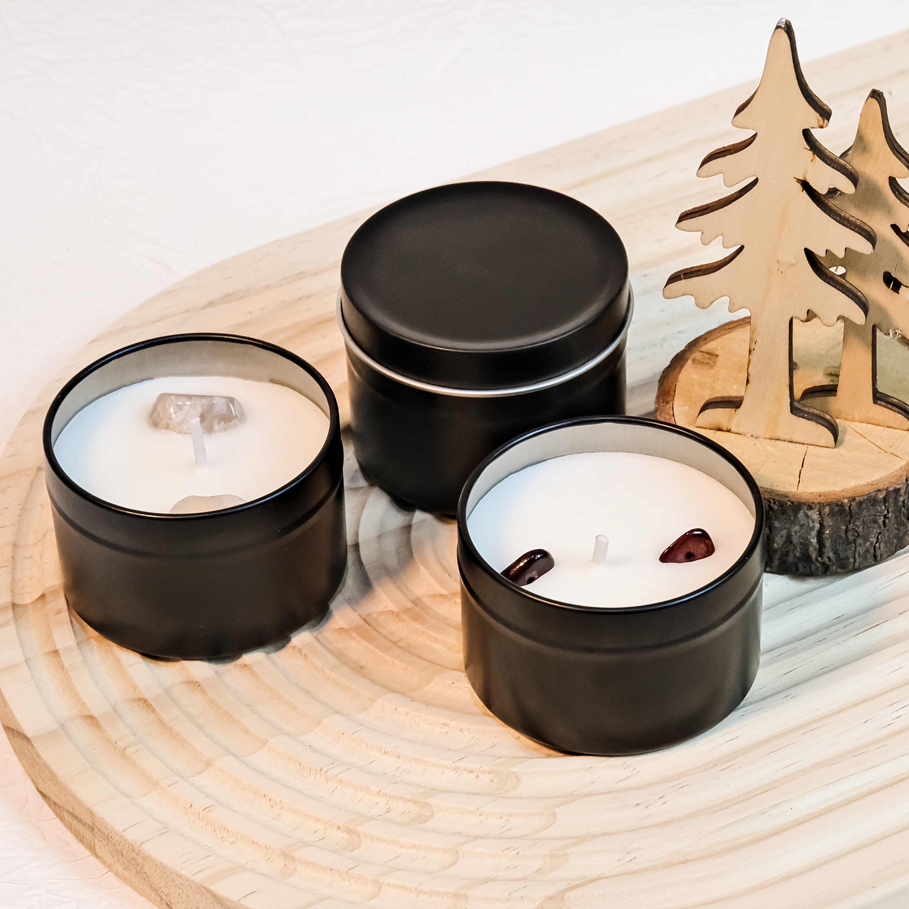 Vela Aromática de Cristal, Cera Premium de Soja com Lavanda e Outros Cheirosos Embutidos em Pétalas Decorativas – Presente Perfeito para Dia dos Namorados ou Mães (Amigas/Namoradas), Fragrância Duradoura Para Ambientes Internos, Idealpara Festas Ano Novo