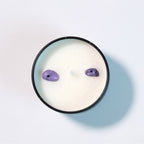 Vela Aromática de Cristal, Cera Premium de Soja com Lavanda e Outros Cheirosos Embutidos em Pétalas Decorativas – Presente Perfeito para Dia dos Namorados ou Mães (Amigas/Namoradas), Fragrância Duradoura Para Ambientes Internos, Idealpara Festas Ano Novo