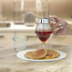 Honey Dispenser with a Stand - Suitable for Syrups, Sauces, And Condiments, - a Versatile Kitchen Tool for Olive Oil, Chocolate, And Sweetened Condensed Milk