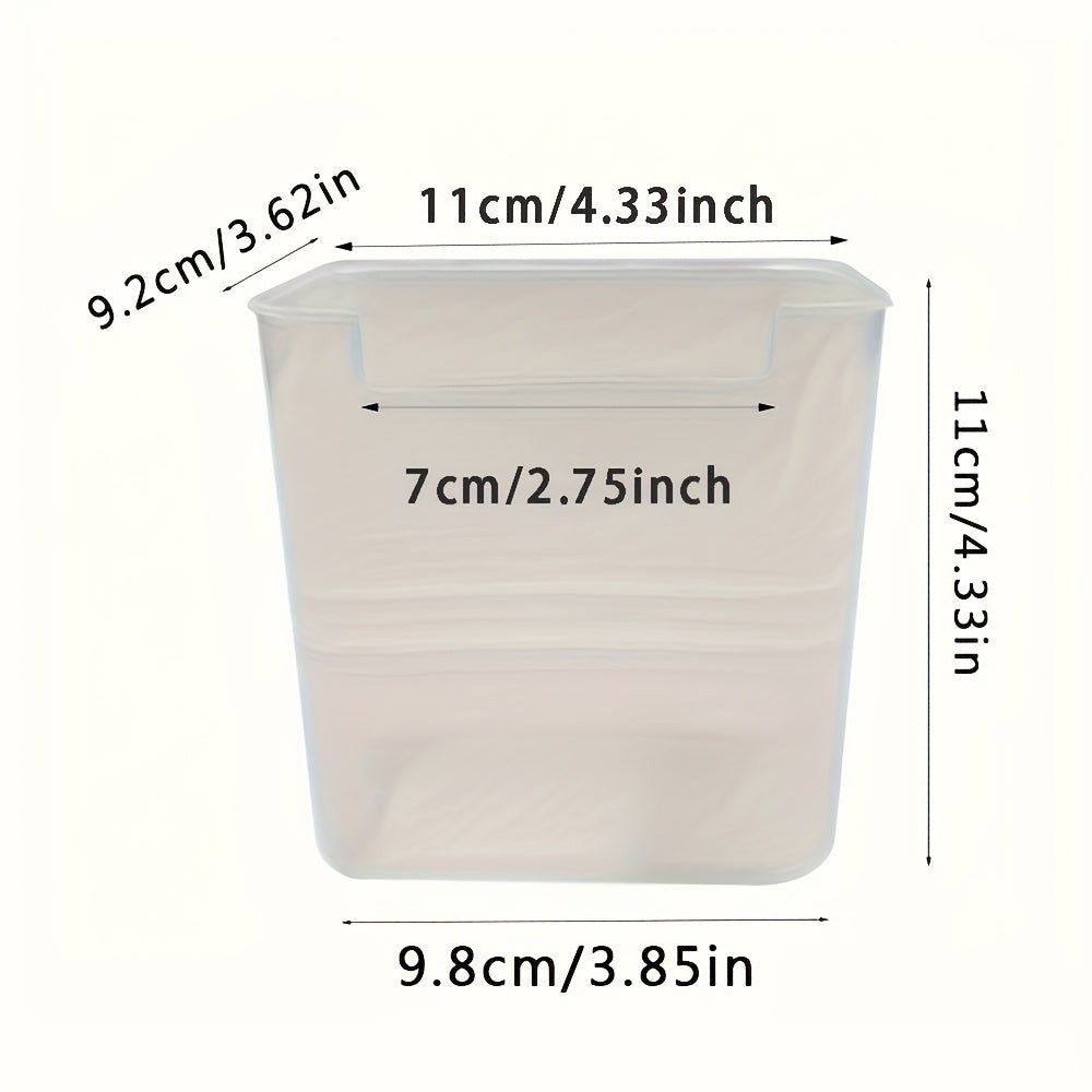 5 unidades de caixas de arrumação multifuncionais, cestos de fruta e legumes para frigorífico, recipientes para guardar snacks, caixas de arrumação de cozinha, caixas de arrumação universais para portas laterais e interiores de frigorífico, mantendo o frigorífico organizado, utensílios de cozinha
