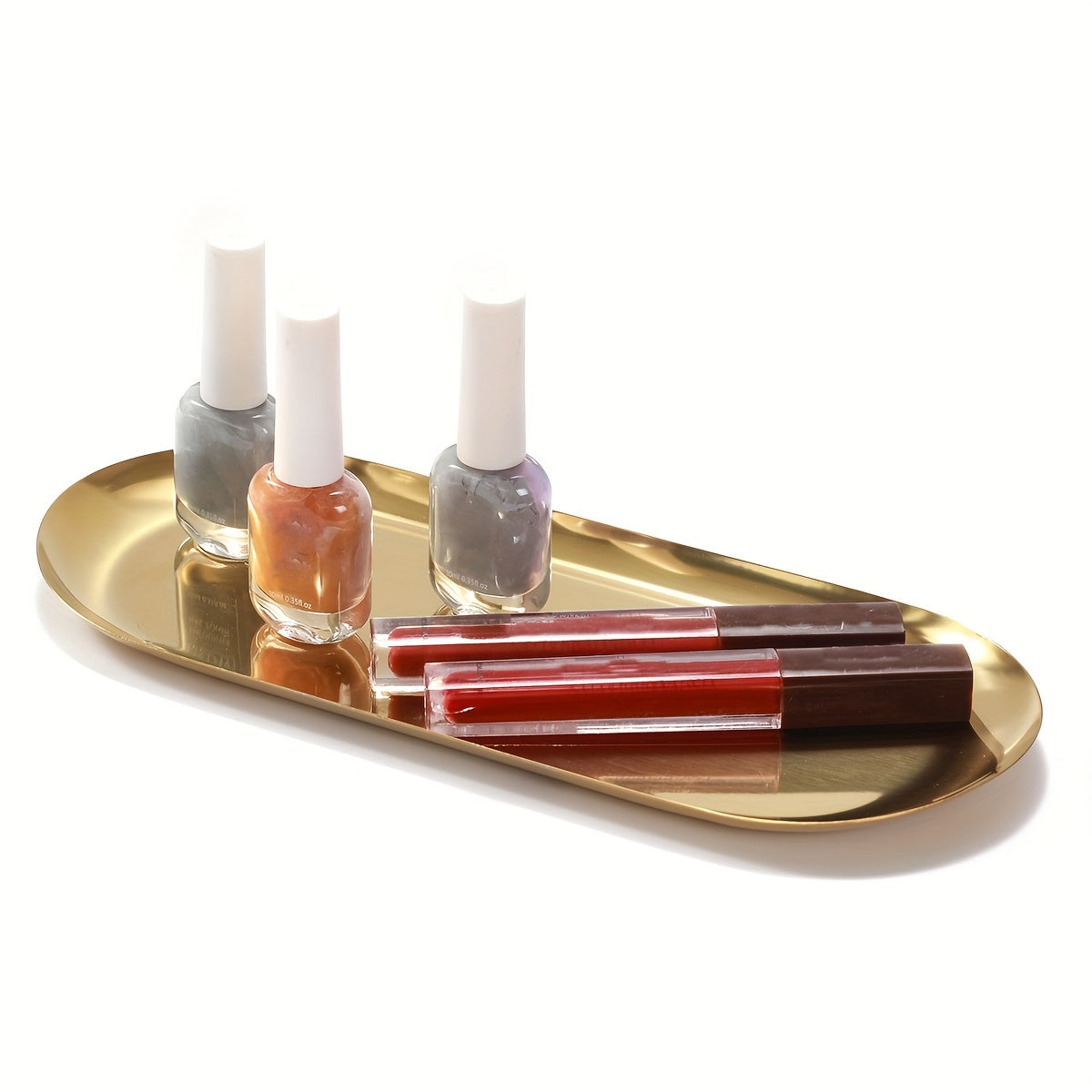 Conjunto de Porta-Cotonetes Acrílico com Bandeja