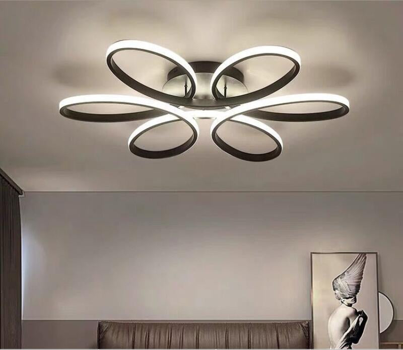 3 cores 1 Lustre moderno de LED para teto, ideal para corredor, sala, quarto, cozinha