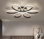 3 cores 1 Lustre moderno de LED para teto, ideal para corredor, sala, quarto, cozinha