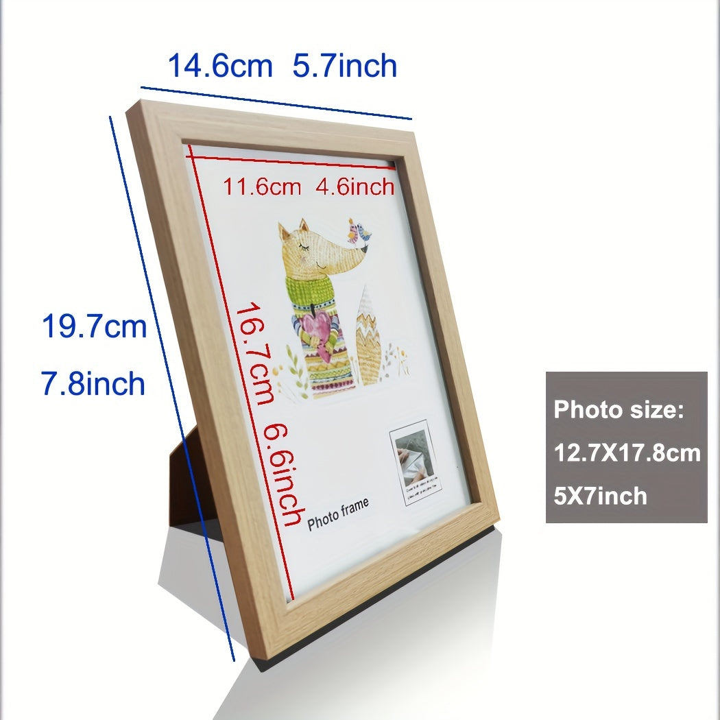 1 moldura de foto de madeira artesanalmente feita