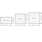 Capa de almofada de lançamento com bordado de folha para decoração de sofá, quarto e casa, sem enchimento de almofada