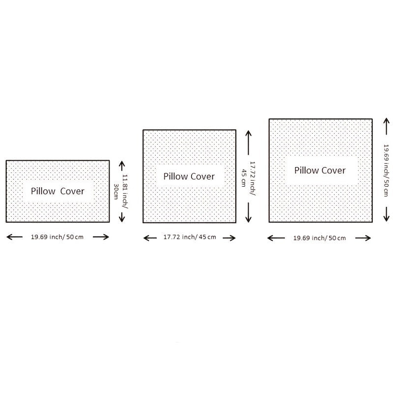 Capa de almofada de lançamento com bordado de folha para decoração de sofá, quarto e casa, sem enchimento de almofada