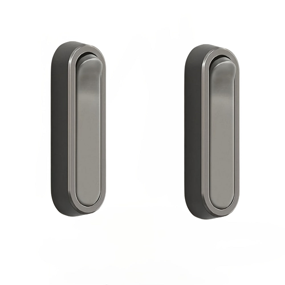 Conjunto de 2 Ganchos Dobráveis para Casacos | Ganchos de Parede Resistentes, Simples e Modernos, Ganchos de Parede Robustos em Alumínio, Adequados para Pendurar Casacos, Bolsas e Toalhas | Design Dobrável que Poupa Espaço, Ideal para Casas de Banho, Cozinhas, Hall de Entrada e Roupeiros