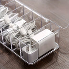 1pc Caixa de Armazenamento Transparente Grande com Tampa - Caixa Organizadora Resistente, Adequada para Recipientes Empilháveis em Escritórios, Artes e Artesanato, Leve e Fácil de Transportar, com Design de Tampa de Encaixe, Armazenamento Organizado em Áreas de Trabalho em Casa, Caixa de