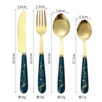 24-Piece Luxury Stainless Steel Cutlery Set (Spoon, Fork, Knife) – No Stand – For Home and Hotel Catering
