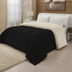 Sherpa Comforter and Duvet Set, Queen Size, Thick, Assorted Colors