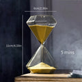 5-Minute Diamond Hourglass Timer Home Decor - Creative Gift for Friends and Family