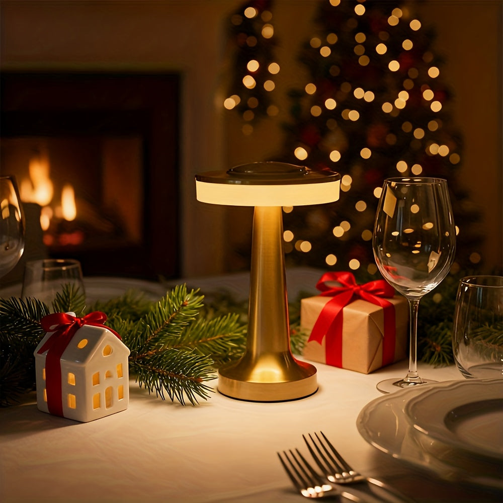 Luminária de Mesa Minimalista Touch Recarregável