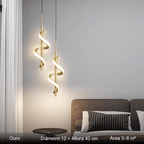 Luminária De Teto Pendente Led Moderna Lustre para Corredor Sala Quarto Moderna