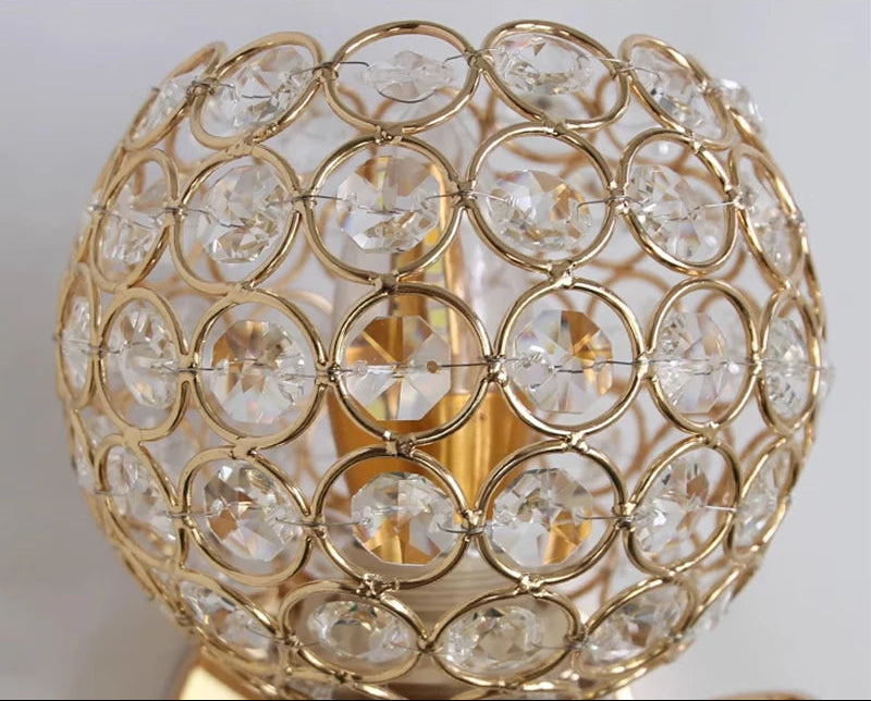 Arandela de Cristal Moderna para Parede